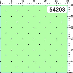 OB Metráž černé puntíky 3 mm (rozestup 5 cm) - mentolová zelená (mint green) náš tisk na objednávku – výběr z materiálů
