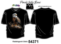 MOB K - Panel k ušití se střihem - pánské tričko BASIC - orel náš sublimační tisk na objednávku