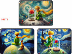 OB Ema - malá peněženka /kapsička na drobné/kosmetická taštička - 3 ks kapsiček na panelu - Malý princ panel k ušití - fotonávod v popisu produktu