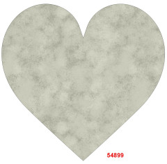 OB Panel k ušití tvarovaný dekorativní polštář srdce (zadní strana) grunge k jarní kolekci výběr z variant