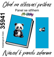 OB Panel k ušití - obal na očkovací průkaz - Panda fotonávod v popisu produktu