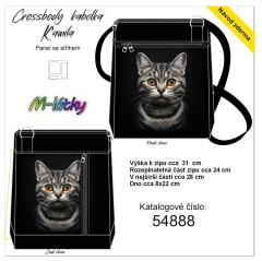 MOB Panel - Crossbody kabelka Kamila - kočka návod k panelu zdarma - více v popisu produktu