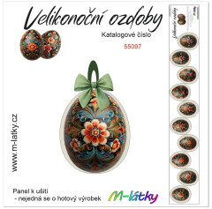 MOB Panel dekorace velikonoční vajíčka 5x2 ks tisk na objednávku