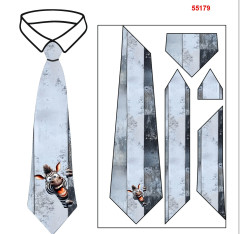 OB Kravata zebra panel ve střihu tisk na objednávku