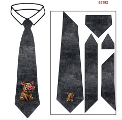 OB Kravata divočák Pepa panel ve střihu tisk na objednávku