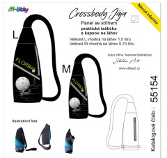 MOB B - Panel k ušití - Crossbody Jája  M/L- střih Stilla Art (Marcela Bednářová) - florbal fotonávod v popisu produktu