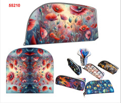 OB Monty penál (kosmetická taštička) zasněné vlčí máky panel ve střihu tisk na objednávku