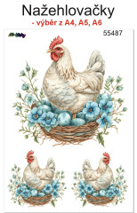 OB Nažehlovačky - velikost archu A4, A5 nebo A6 slepice