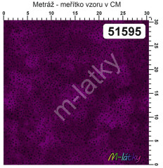 F FQ kolekce tečky na mramoru - fialová 45x55 cm 100% bavlna