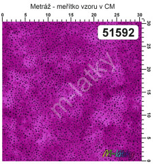 F FQ kolekce tečky na mramoru - Fuchsiová 45x55 cm 100% bavlna