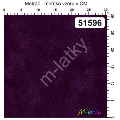 F FQ kolekce tečky na mramoru - fialová ostružinová 45x55 cm 100% bavlna