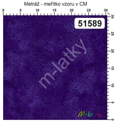 F FQ kolekce tečky na mramoru - fialová 45x55 cm 100% bavlna