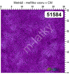 F FQ kolekce tečky na mramoru - fialová 45x55 cm 100% bavlna
