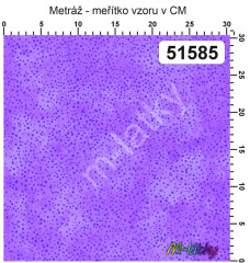 F FQ kolekce tečky na mramoru - fialová 45x55 cm 100% bavlna