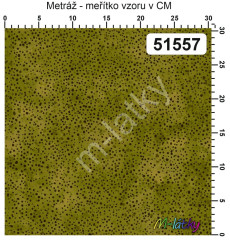 F FQ kolekce tečky na mramoru - olivová zelená 45x55 cm 100% bavlna