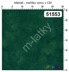 F FQ kolekce tečky na mramoru - zelená 45x55 cm 100% bavlna