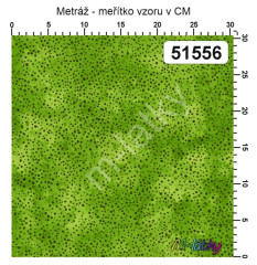 F FQ kolekce tečky na mramoru - zelená 45x55 cm 100% bavlna