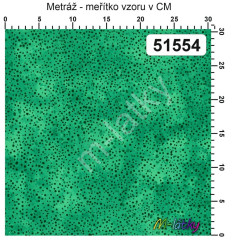 F FQ kolekce tečky na mramoru - zelená 45x55 cm 100% bavlna