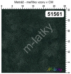 F Textilní panel bavlněný satén kolekce tečky na mramoru - šedo-zelená 45x55 cm 100% bavlna