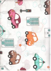 PA Auta 100% bavlna šíře 140 cm