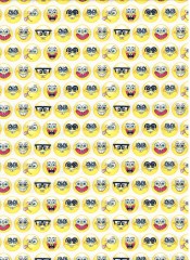 PA Plátno - Spongebob 100% bavlna šíře 150 cm