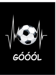 OC Panel funkční úplet - fotbalový míč + EKG + goool rozměr cca 52x65 - vlastní sublimační tisk 94% polyester 6% elastan - novinka - velice příjemný na omak