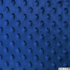M Minky -  modrá 100% polyester 320 g/m2
