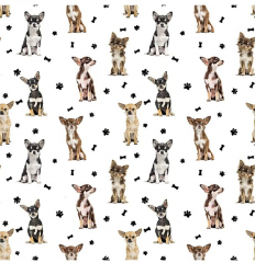 OB Čivava 1 náš tisk na objednávku – výběr z materiálů