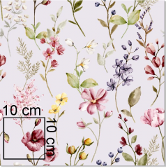 OB Metráž luční květy 2 - autorsky vzor náš tisk na objednávku – výběr z materiálů