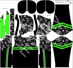 OB F - Panel se střihem dětská bunda Basic - Motory Digitální tisk m-látky - výběr z variant  střih Fazonetka
