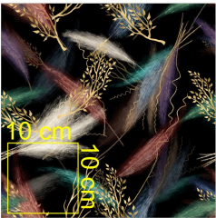 OB Metráž  barevná tráva - nejedná se o zlatotisk náš tisk na objednávku – výběr z materiálů