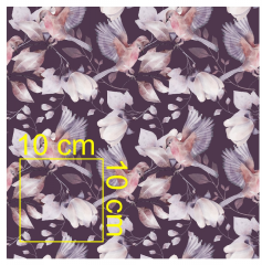 OB Metráž ptáci v listí náš tisk na objednávku – výběr z materiálů