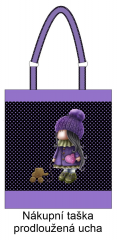 OB Panel - nákupní taška - prodloužená ucha - panenka 2 Kočárkovina - návod ke stažení v popisu produktu