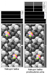 Panel k ušití  - nákupní taška/nákupní taška s prodluženými uchy - výběr z variant  - deštníky (2)