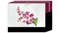 OB Panel k ušití - kosmetická taštička Petra - orchidea vlastní tisk na objednávku - výběr z variant