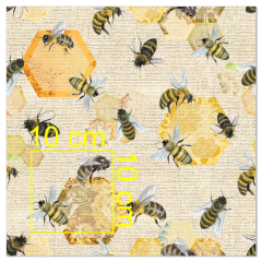 OB Metráž včely náš tisk na objednávku – výběr z materiálů