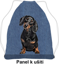 OB Panel k ušití - stahovací vak - velikost M - jezevčík III Materiál - výběr z variant