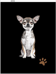 OB Panel  35 x 45 cm  - Čivava IV Materiál - výběr z variant