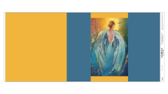 J Panel - nastavitelný obal na knihu - Anděl - autor malby Jiřina Danielová (3)