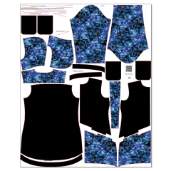 OB F - Panel se střihem dámská bunda Julie - krystaly - výběr z velikostí a materiálů Digitální tisk m-látky - výběr z variant  střih Fazonetka