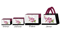 Panel - kosmetická taštička Jiřina - orchidea (6)