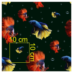 OB Metráž ryby náš tisk na objednávku – výběr z materiálů