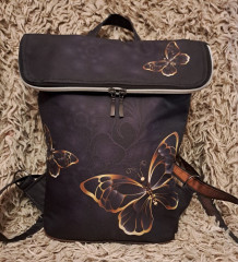 Panel se střihem -  Překlápěcí batoh Sissi (2)