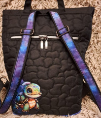 Panel se střihem -  Překlápěcí batoh Sissi (4)