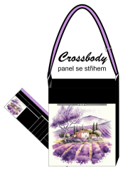 OB Panel Crossbody kabelka Dana levandule Návod zdarma - více v popisu produktu