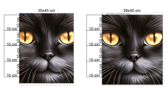 Panel  35-39 x 45 cm (více v popisu produktu) - kočka (2)