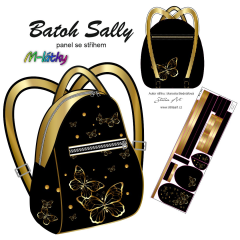OB B - Panel k ušití - Batoh Sally -  motýli fotnávod  v popisu produktu
