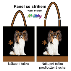 OB Nákupní taška - Papillon Panel k ušití, výběr z variant - náš tisk na objednávku