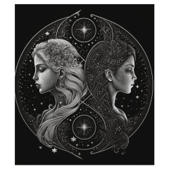 OB Panel  35-39 x 45 cm (více v popisu produktu) - Znamení - blíženci Materiál - výběr z variant