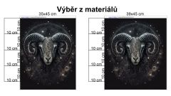 Panel  35-39 x 45 cm (více v popisu produktu) - Znamení - blíženci (2)